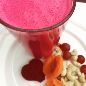 banana beetroot milkshake
