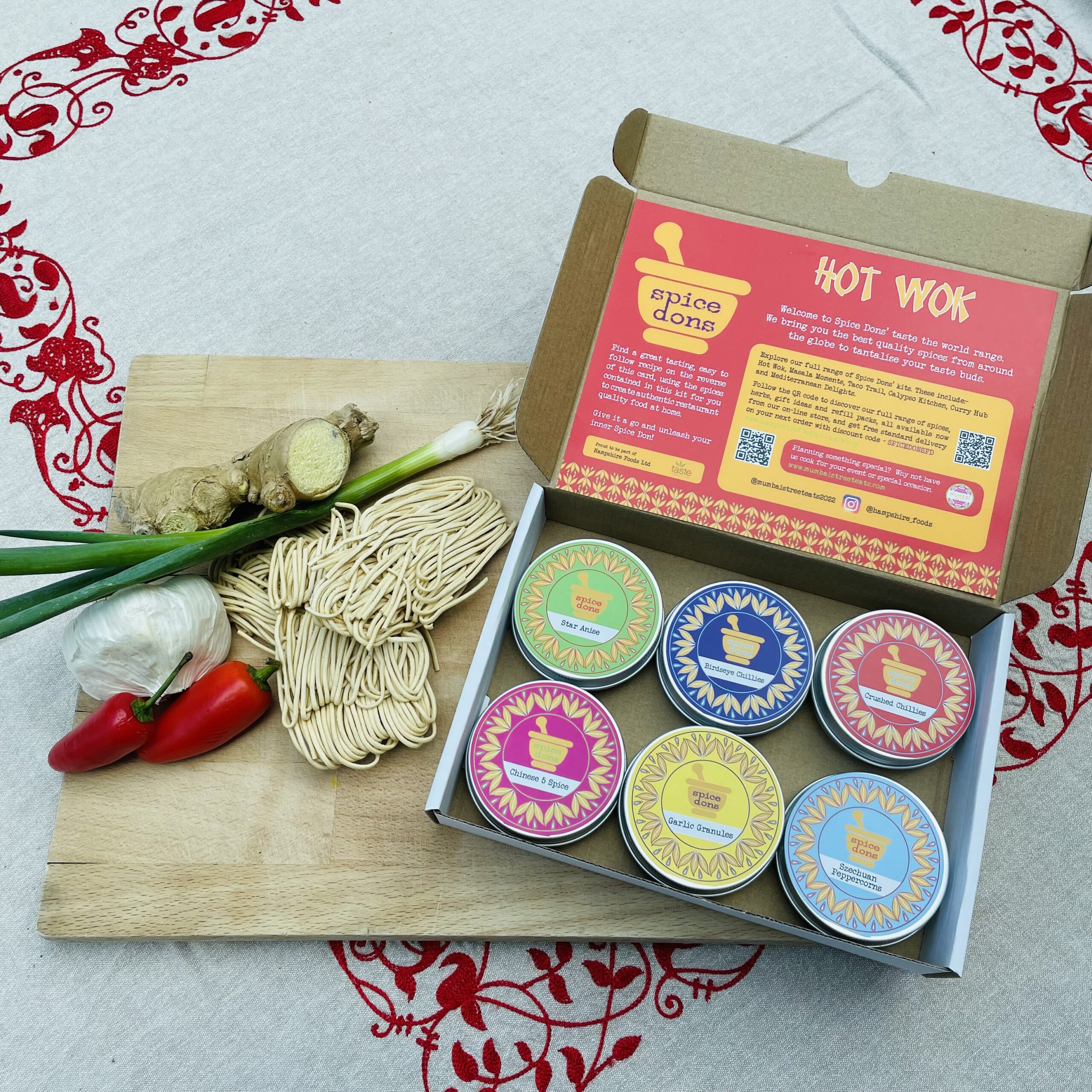 The Spice Dons' Complete Hot Wok Spice Kit